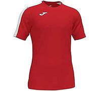 Joma Academy T-Shirt à Manches Courtes pour Homme - Rouge, blanc - Taille S