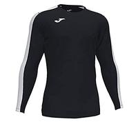 Joma Academy T-Shirt à Manches Longues pour Enfant, Fille, 101658.102, Noir/Blanc, XXS