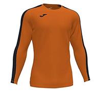 Joma Academy T-Shirt à Manches Longues pour Enfant, Fille, 101658.881, Orange - Noir, XXS