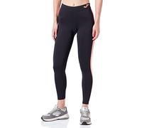 Joma Femme Ascona Collant, Noir/Corail Fluo, S EU