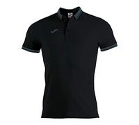 Joma Bali II M/C Polo Homme, L, Noir