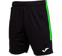 Joma Bermuda Eco Championship, Noir, Vert Fluo, XS Homme
