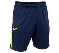 Joma Bermuda Homme Championship VII Short, Bleu Marine, Jaune, XL