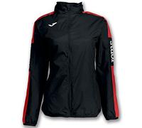 Joma Champion IV Veste de Pluie pour Femme Taille Unique Noir - Rouge