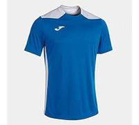 Joma Championship VI Royal T-Shirt à Manches Courtes, Homme, Blanc (Royal White), 4XS