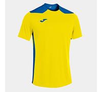 Joma Championship VI T-Shirt pour Homme, Homme, Tricot, 101822013, Jaune/Bleu Roi, 6XS-5XS