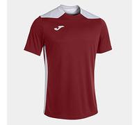 Joma Championship VI T-Shirt Tricot, 101822672, Homme, Rouge (Bordeaux Blanc), S