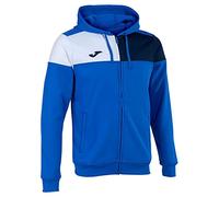 Joma Chaqueta Capucha Crew V Hombre Veste à Capuche, Bleu Marine/Blanc, S Homme