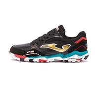 Joma Chaussures de Football Homme FS Reactive Turf, Noir et bleu., 40.5 EU