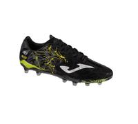 JOMA Chaussures de football Supercopa 24, terrain ferme (FG), noir/jaune, pointure 46
