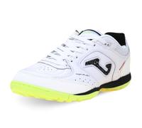 Joma Chaussures de Football Top Flex 25 Turf Code TOPS2502TF Blanc, Blanc Noir Jaune, 41 EU