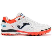 Joma Chaussures de Football Top Flex Rebound 25 Turf Code TORW2532TF Blanc Homme, Blanc Orange Noir, 45 EU