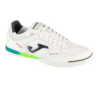 JOMA Chaussures de futsal Top Flex intérieures Blanc/Lime 45