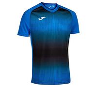 Joma Chemise Manches Courtes Homme Tger V T-Shirt, Bleu Roi et Noir, XL