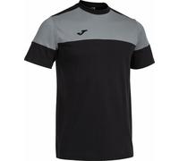 Joma Col Rond V T-Shirt, Noir/Gris, 3XL Homme