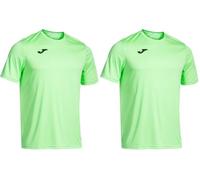 Joma Combi M/C T-Shirt, Vert Clair, XXL Men's (Lot de 2)