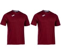 Joma Combi T-Shirts Equip. M/c, Homme, Bordeaux, XXL-3XL (Lot de 2)