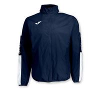 Joma Coupe-Vent Imperméable avec Fermeture Éclair pour Garçon, Taille 2XS, Marine/Blanc