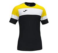 Joma Crew IV Tee-Shirt M/C Homme - Noir/jaune - Taille 6XS-5XS