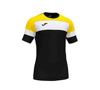 Joma Crew IV Tee-Shirt M/C Homme - Noir/jaune - Taille XS