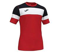 Joma Crew IV Tee-Shirts Equip. M/C, Homme, Rouge Noir Blanc, 6XS
