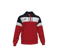Joma Crew IV Veste à Capuche Homme, Rouge/Noir, 3XL