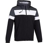 Joma Crew IV Veste Imperméable Garçon, Noir/Anthracite, 6XS