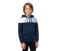 Joma Crew V Full Zip Sweatshirt Bleu 5-6 Years Garçon