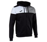 Joma Crew V Veste à Capuche, Noir/Gris/Blanc, XXL Homme