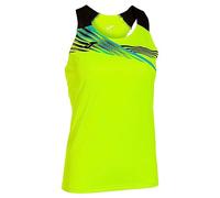 Joma Débardeur Femme Elite X T-Shirt, Jaune Fluo/Noir, XS