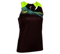 Joma Débardeur Femme Elite X T-Shirt, Noir/Jaune