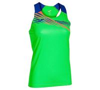 Joma Débardeur Femme Elite X T-Shirt, Vert Fluo/Royal, XL