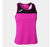 Joma Débardeur Montreal T-Shirt, Rose Fluo/Noir, M Femme