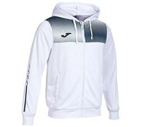 Joma Eco Supernova Veste à Capuche, Blanc/Bleu Marine, L Homme