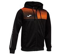 Joma Eco Supernova Veste à Capuche, Noir Orange, XL Homme
