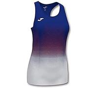 Joma Elite Débardeur de Course pour Fille, Garçon, Débardeur de Running, 901036.722, Bleu Roi/Blanc, XXXXS-XXXS
