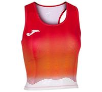Joma Elite VII Haut de Course pour Femme L Rouge/Blanc