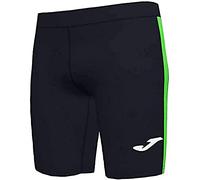 Joma Elite VII Shorts Homme, Noir/Vert Fluo, M