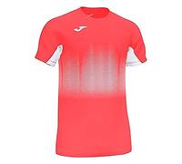 Joma Elite VII T-Shirt de Course à Manches Courtes, Homme, Corail Fluor, XXL