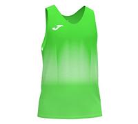 Joma Elite VII T-Shirt de Course sans Manches pour Enfant, Fille, 101522.020, Vert Fluo, XXS