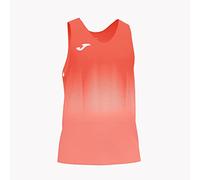 Joma Elite VII T-Shirt de Course sans Manches pour Enfant, Fille, 101522.040, Corail Fluo, XXXXS-XXXS