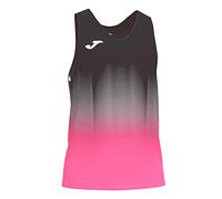 Joma Elite VII T-Shirt de Course sans Manches pour Enfant XS Noir - Rose