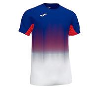 Joma Elite VII T-Shirt de Running à Manches Courtes pour Enfant XS Bleu Roi/Blanc