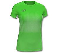Joma Elite VII T-Shirt de Course Femme, Vert Fluo, M