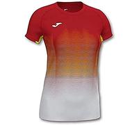 Joma Elite VII T-Shirt de Running pour Fille, Garçon, 901020.602, Rouge/Blanc, XXXXS-XXXS