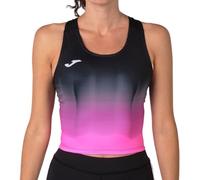 Joma Elite VII Top Running, Filles, Garçon, 901018.118, Noir - Rose, XXXXS-XXXS