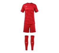 Joma Area Short Sleeve Set Rouge 12 Years Garçon