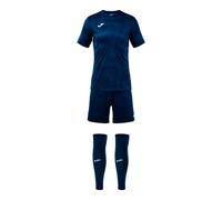 Joma Area Short Sleeve Set Bleu S Homme