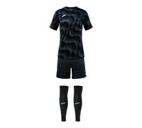 Joma Area Short Sleeve Set Noir 4 Years Garçon