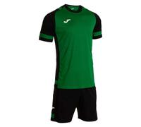 Joma Ensemble maillot et short Lider à manches courtes Vert/Noir M Homme
